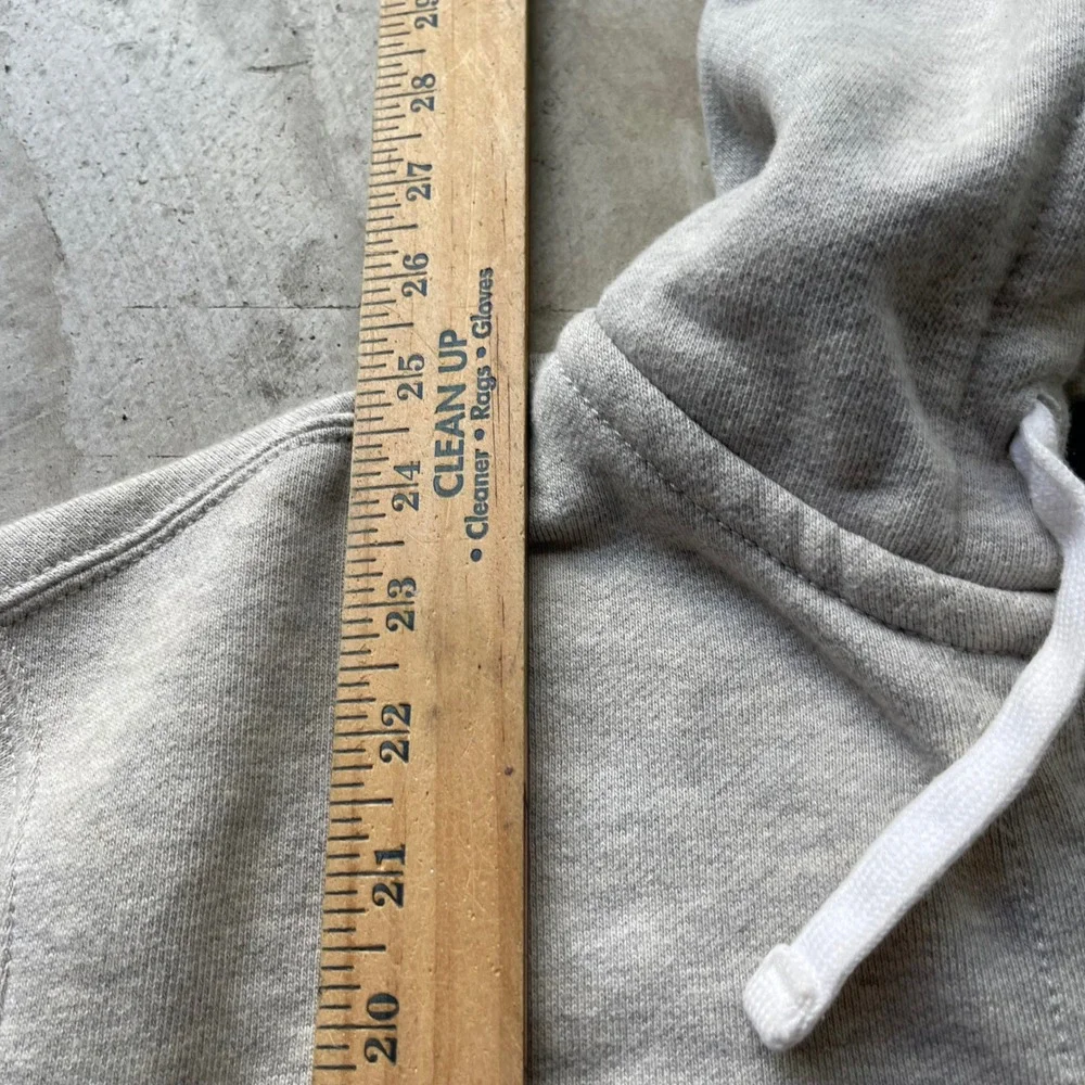 Polo Ralph Lauren Mens Full Zip Hoodie Heather Grey Fleece L Pony Logo Large